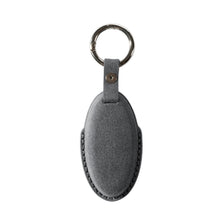 Alcantara Car Key Fob Cover for Nissan Model B with Buckle - Space Grey