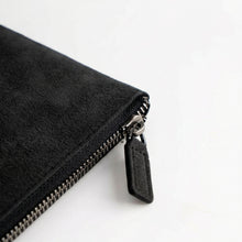 Alcantara Pouch - Deep Black