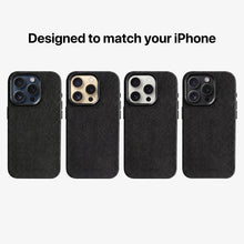 iPhone 15 Pro - Alcantara Case - Deep Black