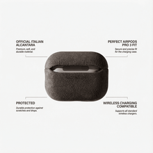 AirPods Pro (3rd Generation) Alcantara Case - Chocolate Brown