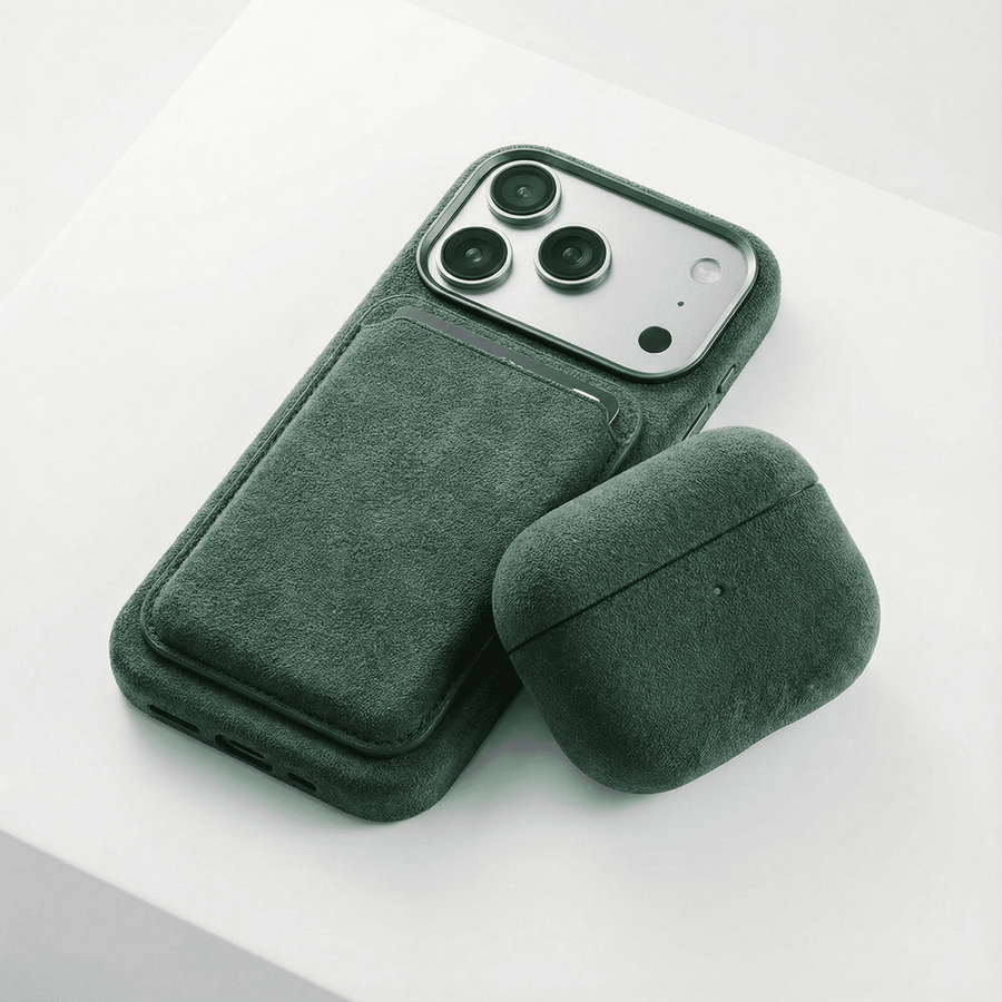 AirPods Pro (3rd Generation) Alcantara Case - Midnight Green