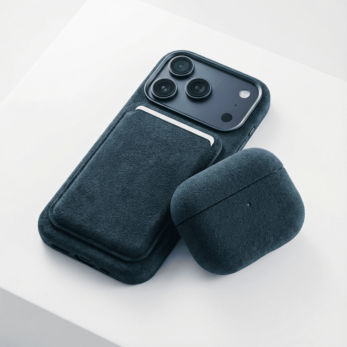AirPods Pro (3rd Generation) Alcantara Case - Navy Blue