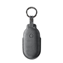 Alcantara Car Key Fob Cover for Mercedes-Benz | Model C with Buckle - Space Grey