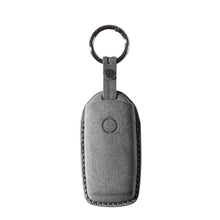 Alcantara Car Key Fob Cover for Volkswagen | Model G with Buckle - Space Grey