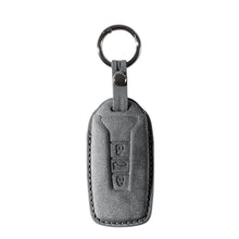 Alcantara Car Key Fob Cover for Volkswagen | Model G with Buckle - Space Grey