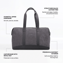 Alcantara Duffle Bag - Space Grey