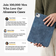 Alcantara iPad Cover - For iPad Air 11 inch (2024/2026) - Ocean Blue