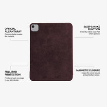 Alcantara iPad Cover - For iPad Air 11 inch (2024/2026) - Wine Red