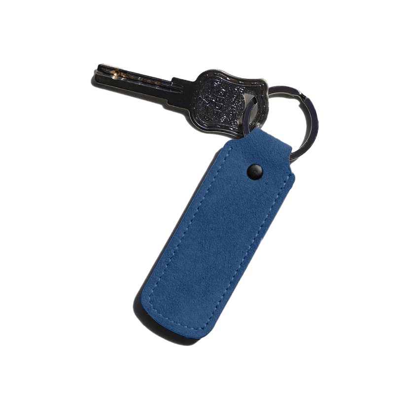 Alcantara Keychain - Ocean Blue