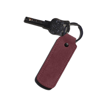 Alcantara Keychain - Wine Red