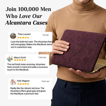 Alcantara MacBook Neo Cover – For 13 inch (2026) – Wine Red