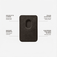 Alcantara MagSafe Wallet - Chocolate Brown