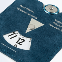 Alcantara Parking Disc - Ocean Blue
