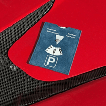 Alcantara Parking Disc - Ocean Blue