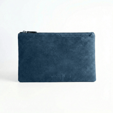 Alcantara Pouch - Ocean Blue