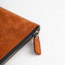 Alcantara Pouch - Orange