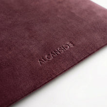 Alcantara Pouch - Wine Red