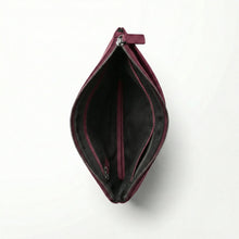 Alcantara Pouch - Wine Red
