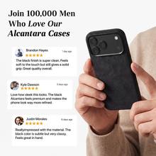iPhone 18 Pro Max - Alcantara Case - Deep Black