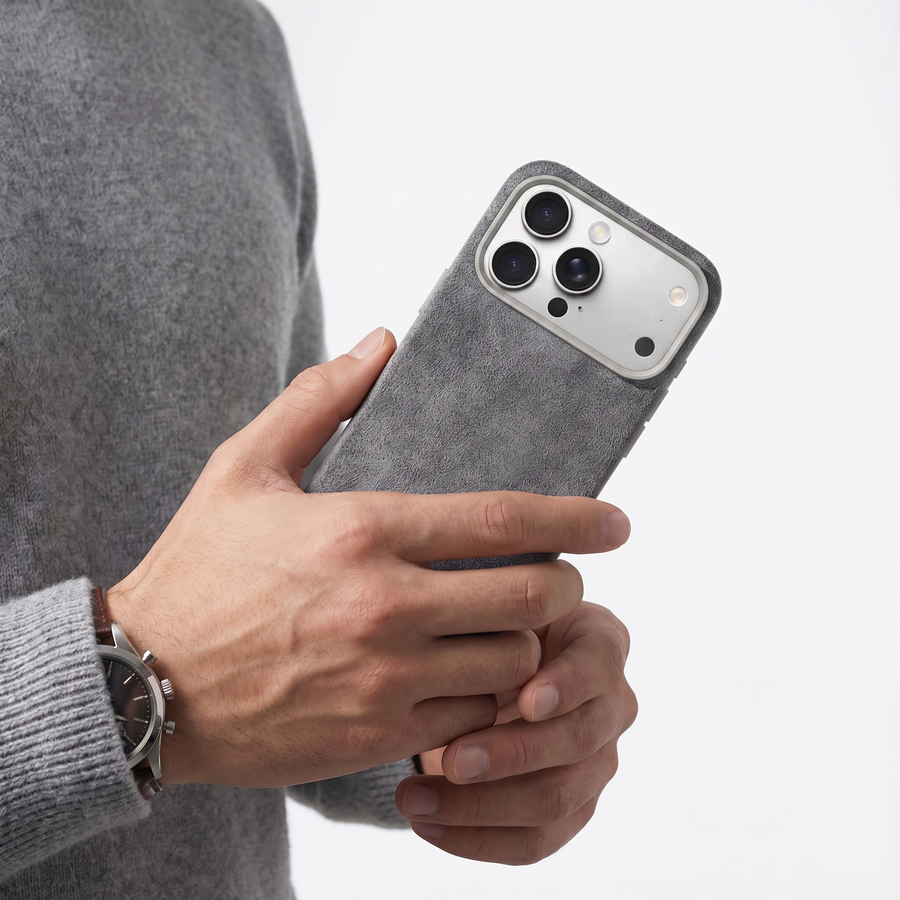 iPhone 18 Pro Max - Alcantara Case - Nardo Gray