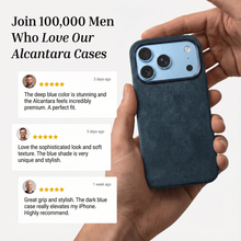 iPhone 18 Pro Max - Alcantara Case - Navy Blue