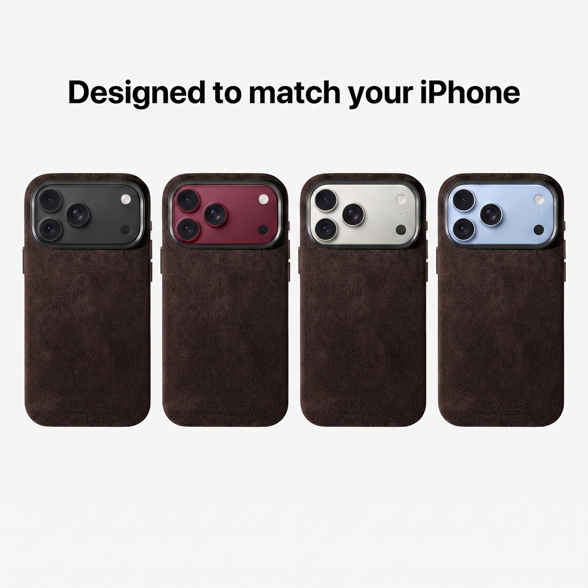 iPhone 18 Pro Max - Alcantara Case - Chocolate Brown