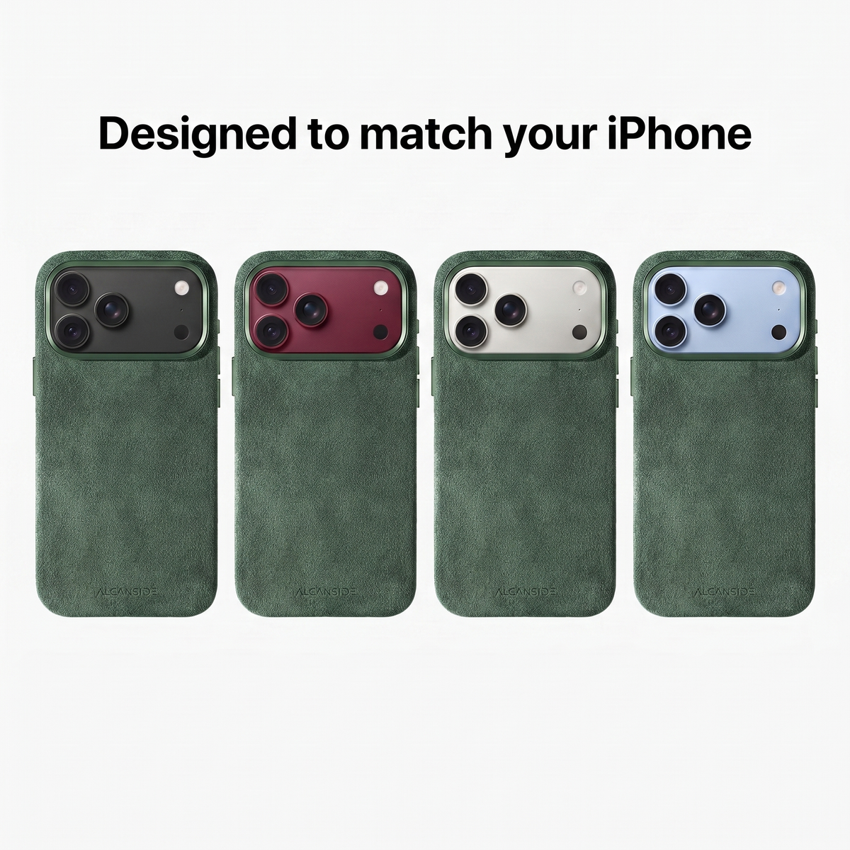 iPhone 18 Pro Max - Alcantara Case - Midnight Green