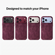 iPhone 18 Pro - Alcantara Case - Wine Red