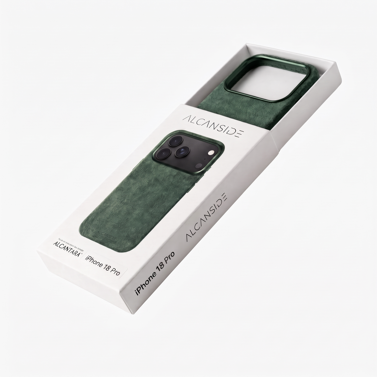 iPhone 18 Pro - Alcantara Case - Midnight Green