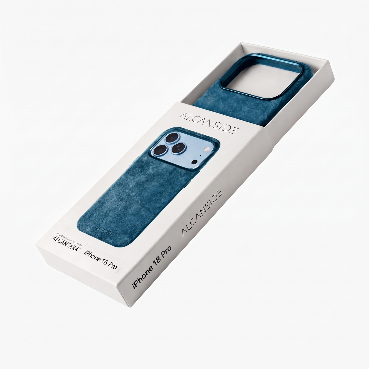 iPhone 18 Pro - Alcantara Case - Ocean Blue