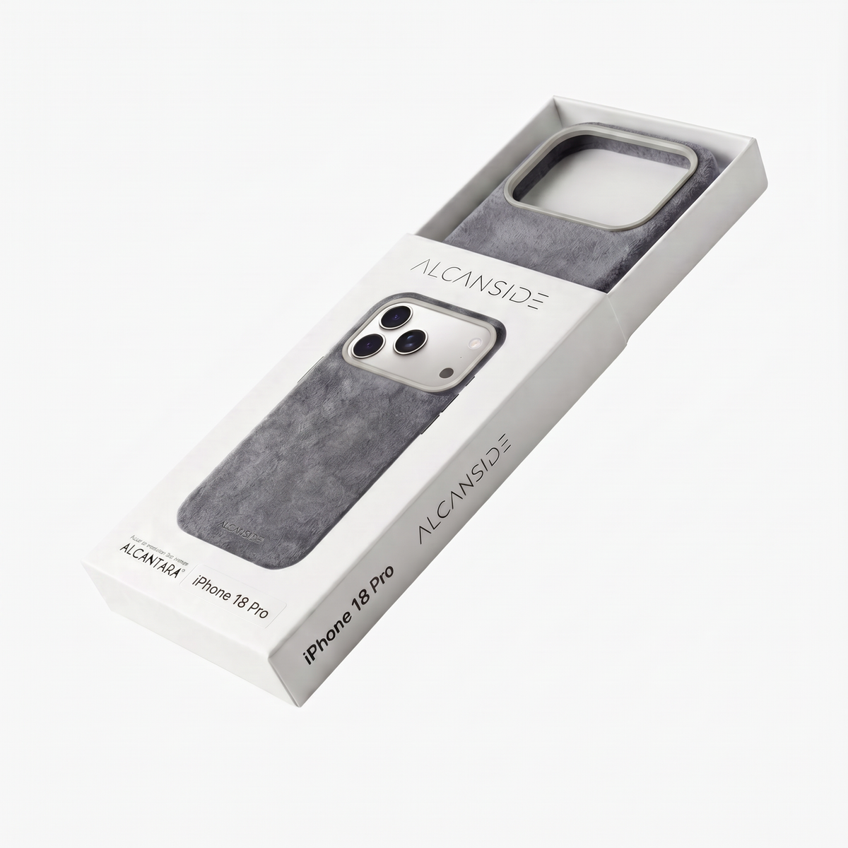 iPhone 18 Pro - Alcantara Case - Nardo Gray