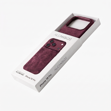 iPhone 18 Pro Max - Alcantara Case - Wine Red