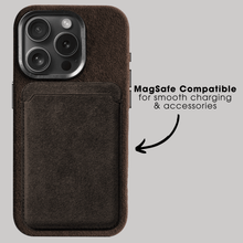 iPhone 15 Pro Max - Alcantara Case - Chocolate Brown