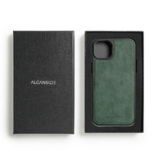 iPhone 15 - Alcantara Back Cover - Midnight Green