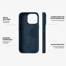 iPhone 15 Pro - Alcantara Case - Navy Blue