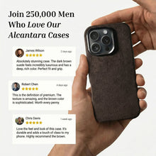 iPhone 16 Pro - Alcantara Case - Chocolate Brown