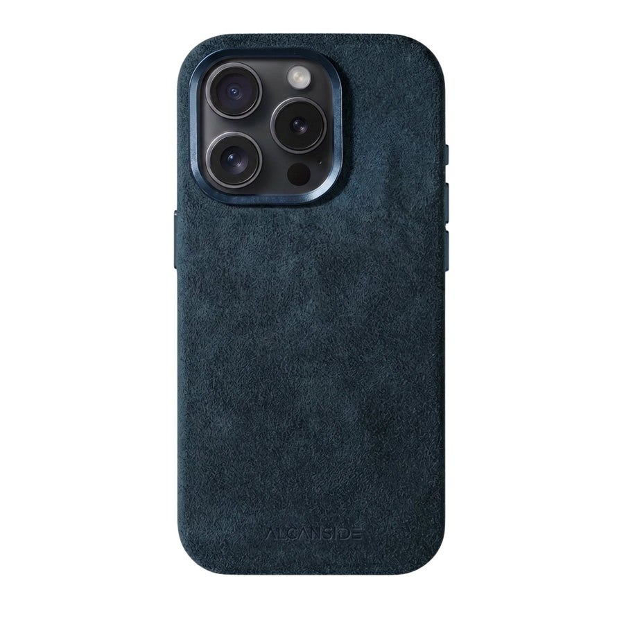 iPhone 15 Pro Max - Alcantara Case - Navy Blue