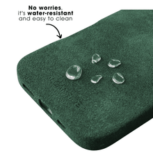 iPhone 17e - Alcantara Case - Midnight Green