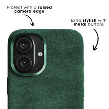 iPhone 17e - Alcantara Case - Midnight Green