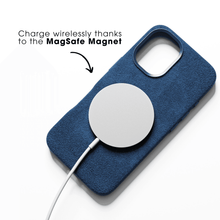 iPhone 17e - Alcantara Case - Ocean blue