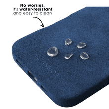iPhone 17e - Alcantara Case - Ocean blue