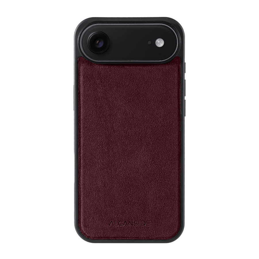iPhone 17 Air - Alcantara Back Cover - Wine Red
