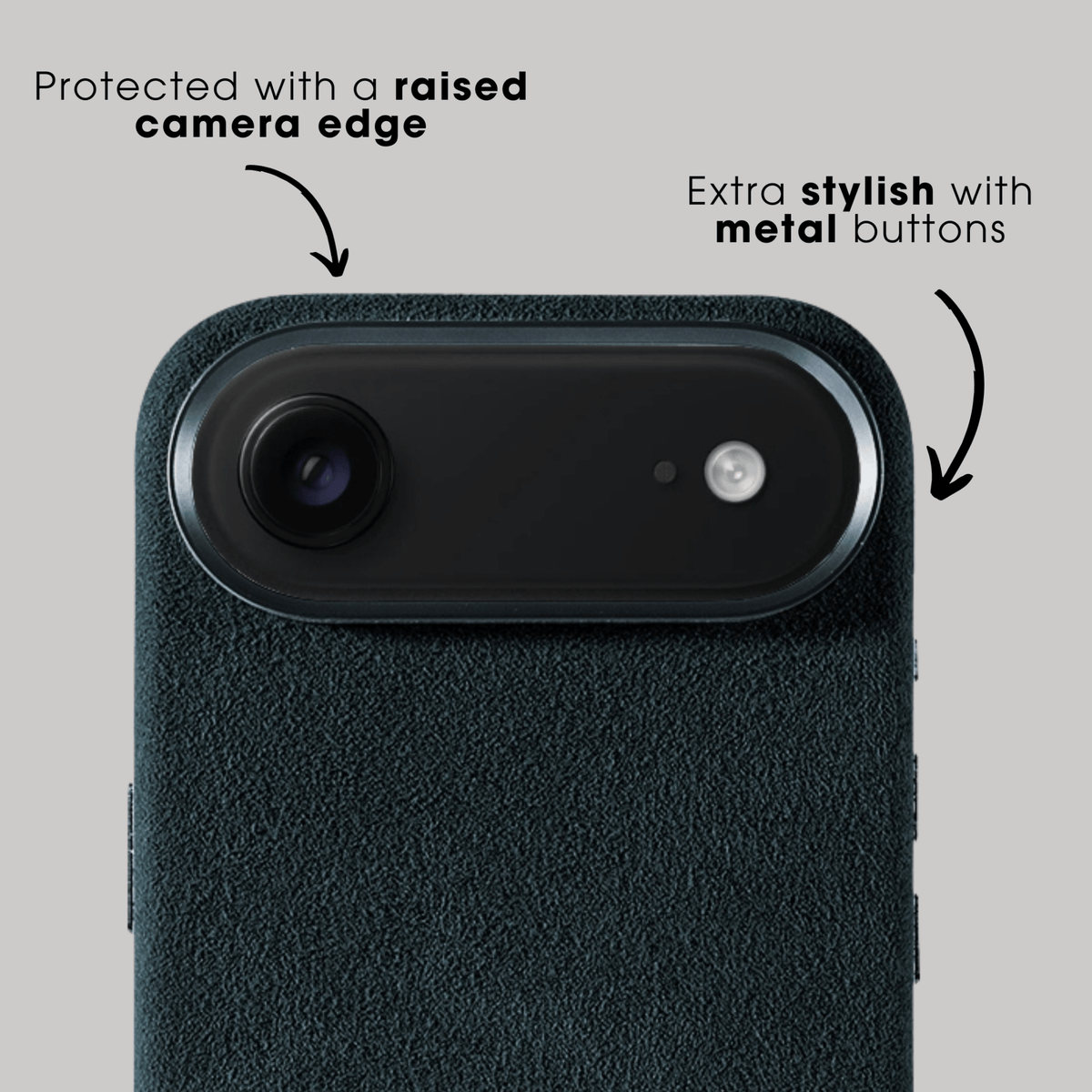 iPhone 17 Air - Alcantara Case - Navy Blue
