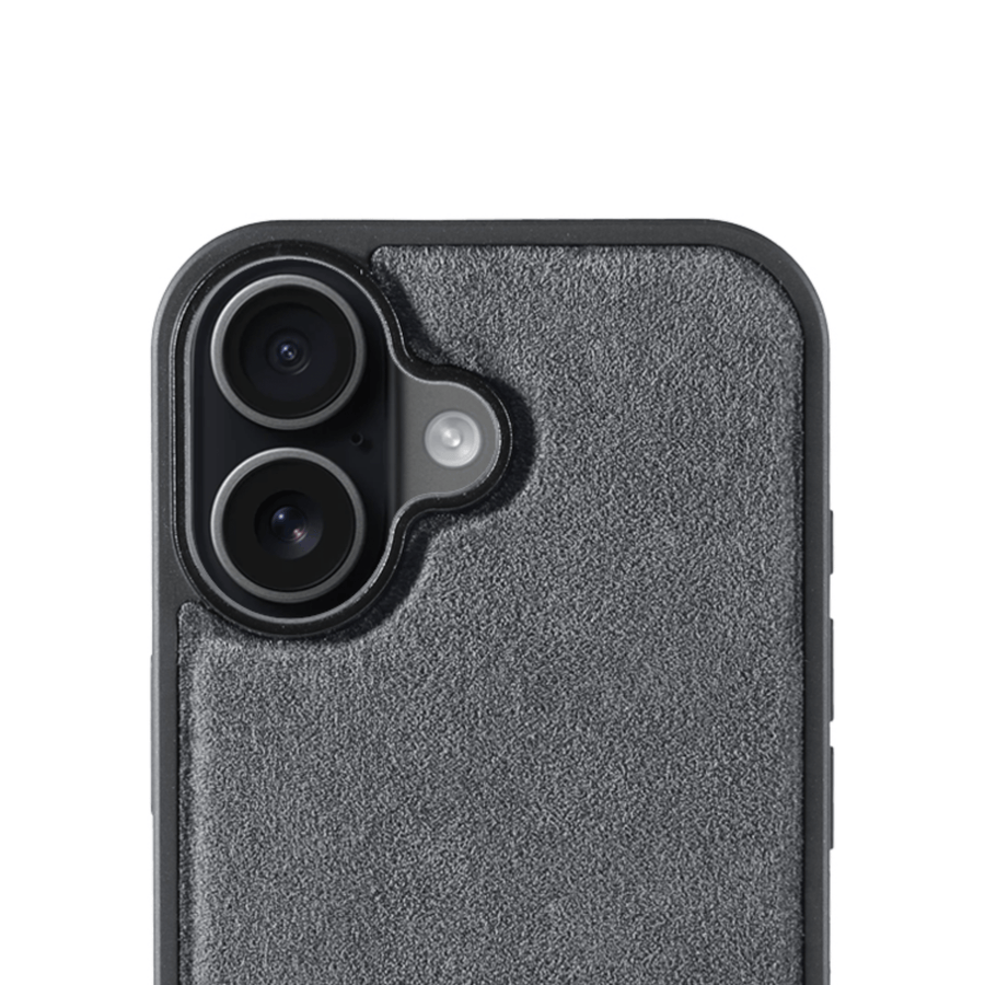 iPhone 17 - Alcantara Back Cover - Nardo Gray