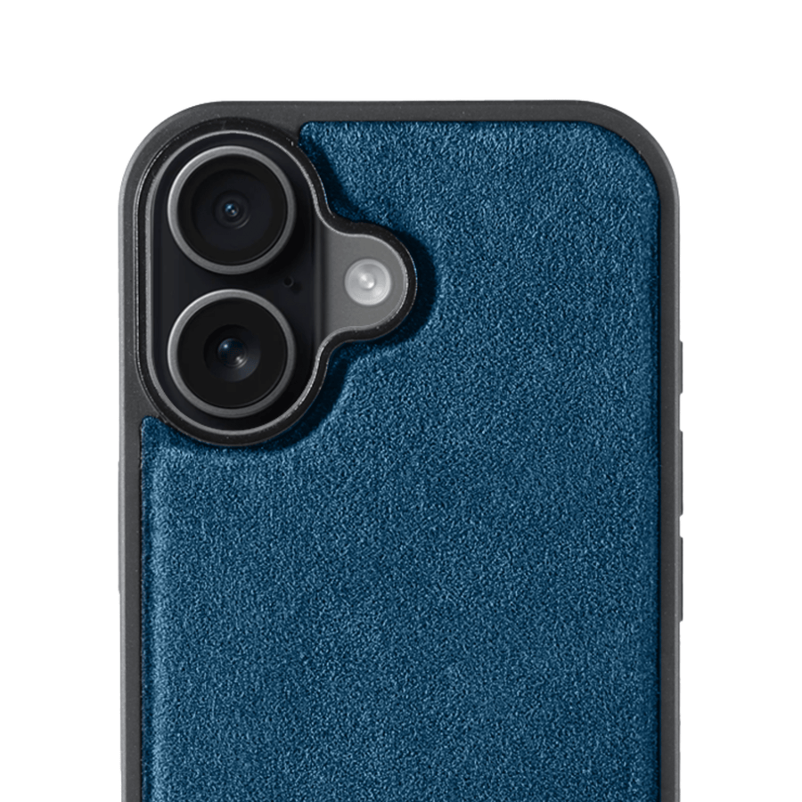 iPhone 17 - Alcantara Back Cover - Ocean Blue