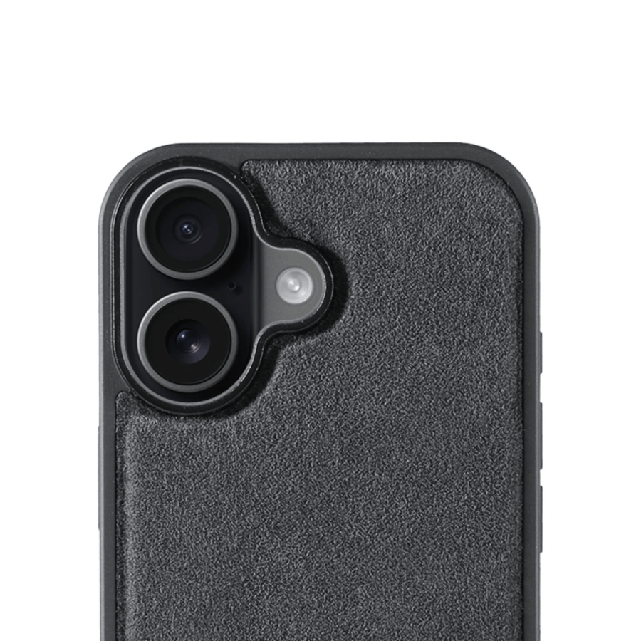 iPhone 17 - Alcantara Back Cover - Space Grey