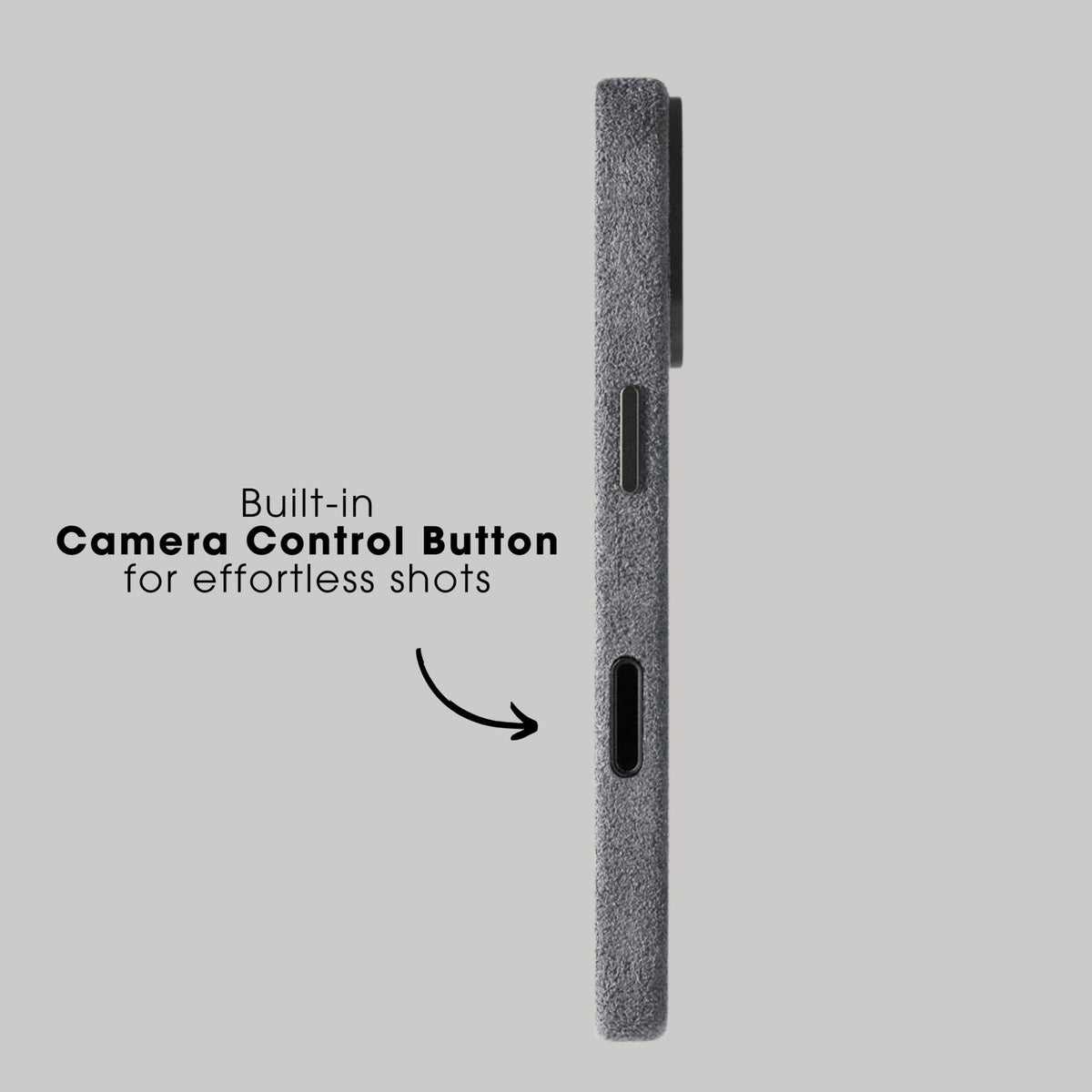 iPhone 17 - Alcantara Case - Nardo Gray