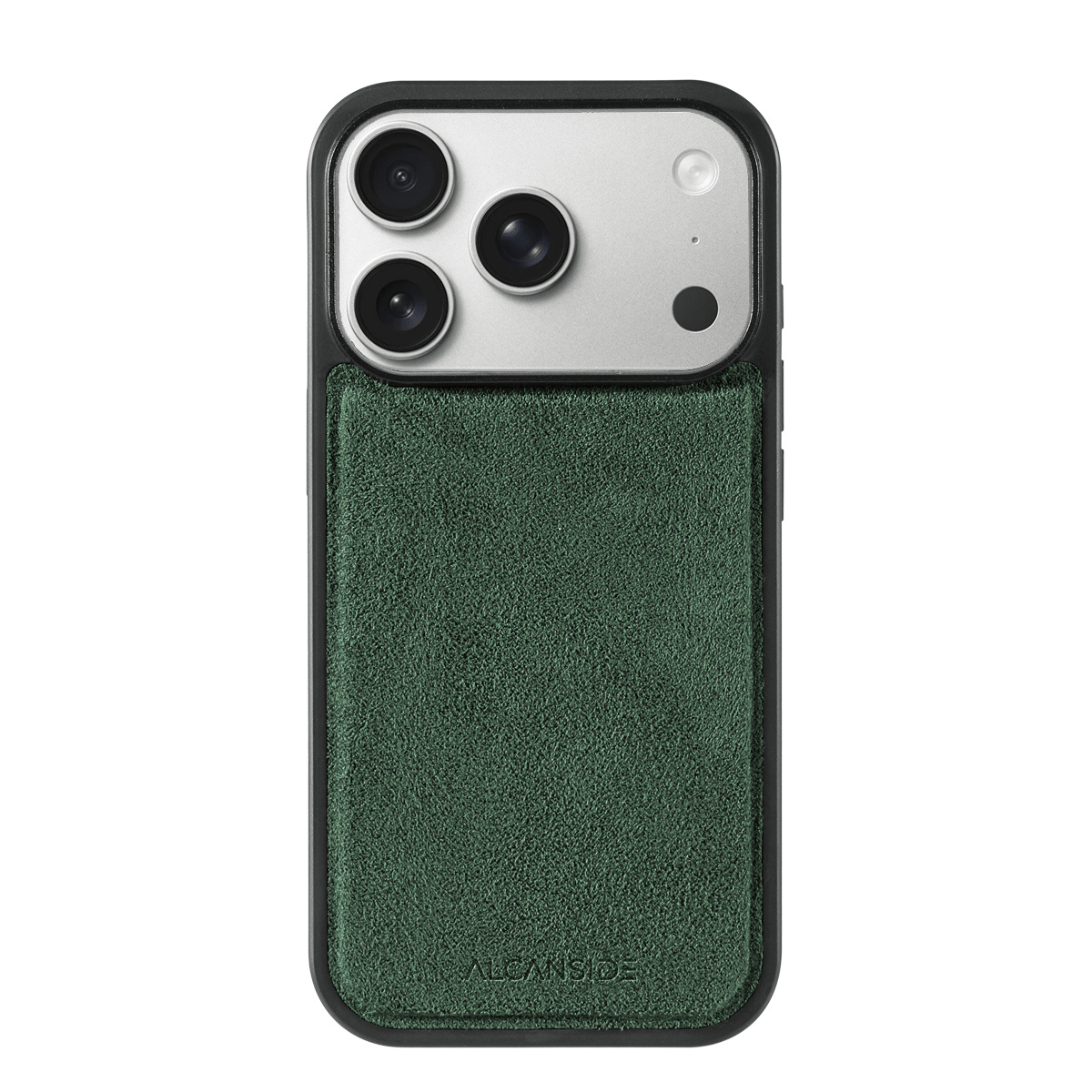 iPhone 17 Pro Max - Alcantara Back Cover - Midnight Green