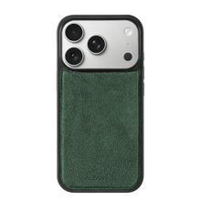 iPhone 17 Pro Max - Alcantara Back Cover - Midnight Green