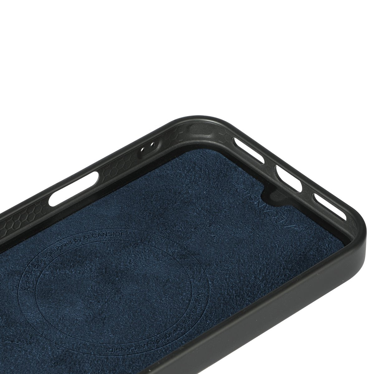 iPhone 17 Pro Max - Alcantara Back Cover - Ocean Blue